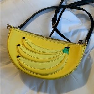 Kate Spade Flights of Fancy Banana Crossbody Purse